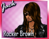 Rocker Long Brown Hair