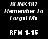 Blink182 Remem2Forget Me
