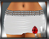 [M]WHITE MINI SKIRT-BM