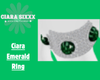 Ciara Emerald RIng