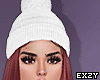 Hat White / Mahogany.