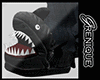 Silly shark slippers