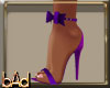 Purple Bow Heels
