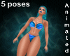 animated puddle 5 poses