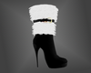 Fur Cuff Ankle Boots