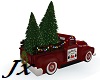 Jx Red Xmas Tree Truck