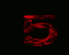 {J&P} 3D Number 5 lava