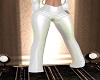 chic white leather pants