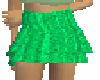 green stripped miniskirt