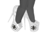 *CH@NEL Pumps White