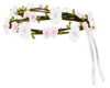 XK*White Flowers Crown