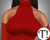 T! Red Knit Dress
