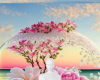 Beach rose background