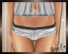 Rihanna Hot Pants Silver
