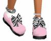 Lt. Pink Zebra Doll Shoe
