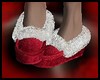 Red Fur Slippers