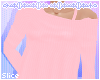 s/ pastel pink sweater