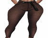 Jeans Brown, belt, RL