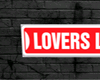 lovers lane street sign
