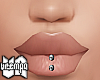 va. lip piercing F