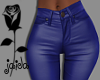 Leather Jeans - Royal