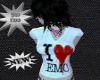 FE i heart emo <3 shirt