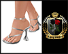 LV Silver Luxury Sandals