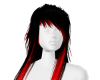 red black vamp hair