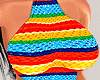 Outfit Crochet Rainbow