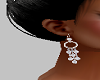 white gold earrings