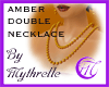 Amber Double Necklace