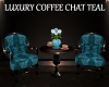 Luxury Coffee Chat Teal
