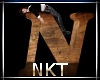 Letter N Wood with pose