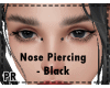 Nose Piercing - Black