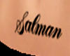 Salman Belly tatto