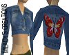 Butterfly jeanjacket