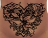 Heart stomach tattoo