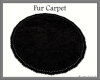 Round Fur Carpet