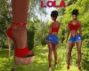 LOLA red pumps