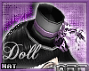 [n77] Goth Doll Hat
