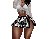 Black Flower Skirt RL