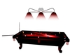 Flaming Red Pool Table