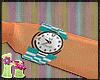 HTe wrist clock
