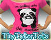 Kids Panda Mustache Tee