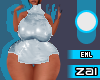 Dragon dress EML White