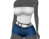 Set Top + Short White