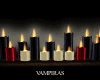 3D Dark Animated Candles