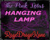 THE PINK LOTUS HANG LAMP