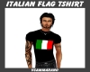 Italian flag shirt male