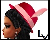 Fedora Feather Hat Pink